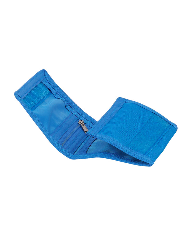 Blue R. C. Deportivo de La Coruña wallet with multiple card slots and compact design, measuring 12.5 x 9.5 x 1 cm.