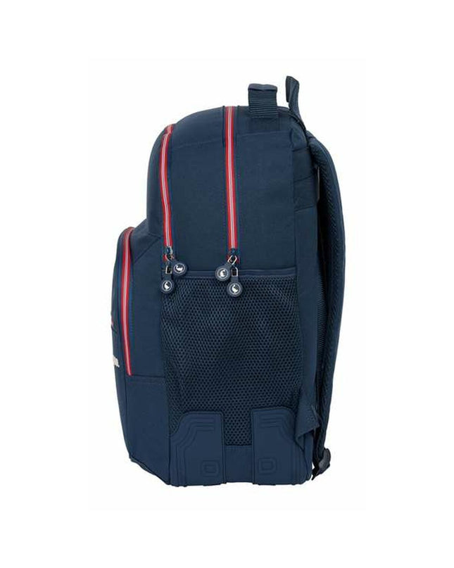 El Ganso Classic marine blue sports and outdoor duffel bag with sturdy handles and zipper closure.