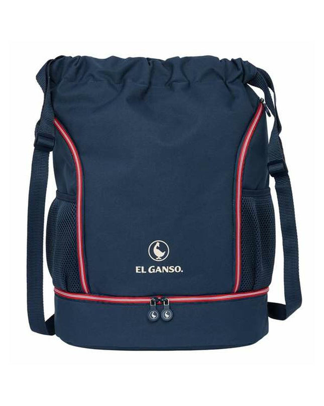 El Ganso Classic sports and outdoor drawstring backpack with logo, designed for fans and active outdoor use.