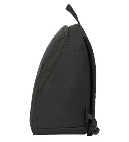 Safta Negro Zwart sport and outdoor koelrugtas with adjustable straps, compact size, ideal for camping and hiking.