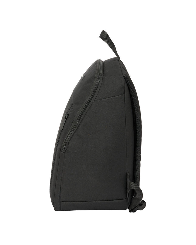 Safta Negro Zwart sport and outdoor koelrugtas with adjustable straps, compact size, ideal for camping and hiking.