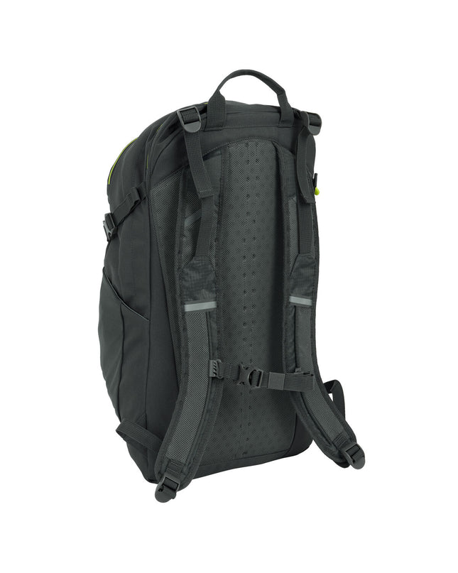 Safta trekking wandelrugzak in grijs, 22L outdoor sportbag with adjustable straps, 28x52x15 cm for camping and hiking.