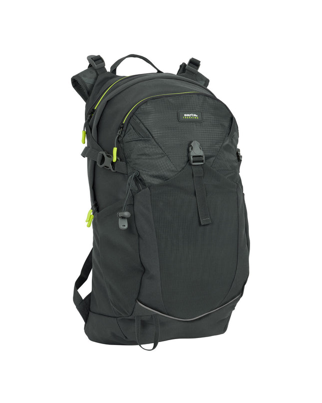 Safta trekking wandelrugzak in grijs with 22L capacity, 28x52x15 cm, suitable for outdoor camping and hiking.