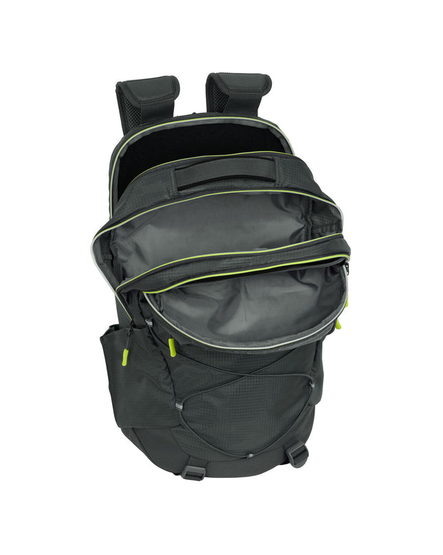 Safta trekking wandelrugzak in grijs, 25L, with adjustable straps and multiple compartments for outdoor camping and hiking.