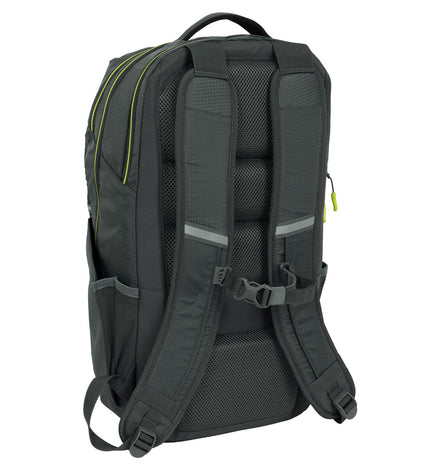 Safta trekking backpack in gray with 25L capacity, outdoor sport and camping gear, 30x52x16 cm, suitable for hiking adventures.