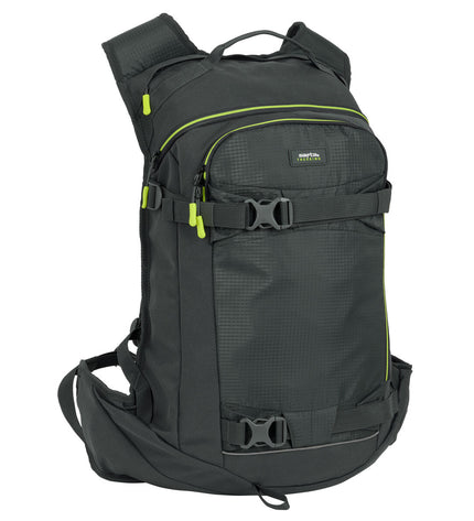 Safta trekking wandelrugzak in grijs with 31L capacity, showing adjustable shoulder straps and front pockets for outdoor adventures.
