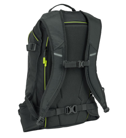 Safta trekking wandelrugzak in grijs with 31L capacity, shown with adjustable straps and multiple compartments for outdoor adventures.