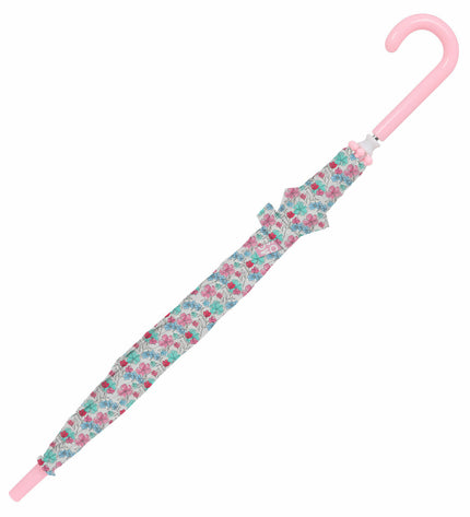 Multicolour Moos umbrella with floral pattern, 86 cm diameter, designed for bags and travel protection.