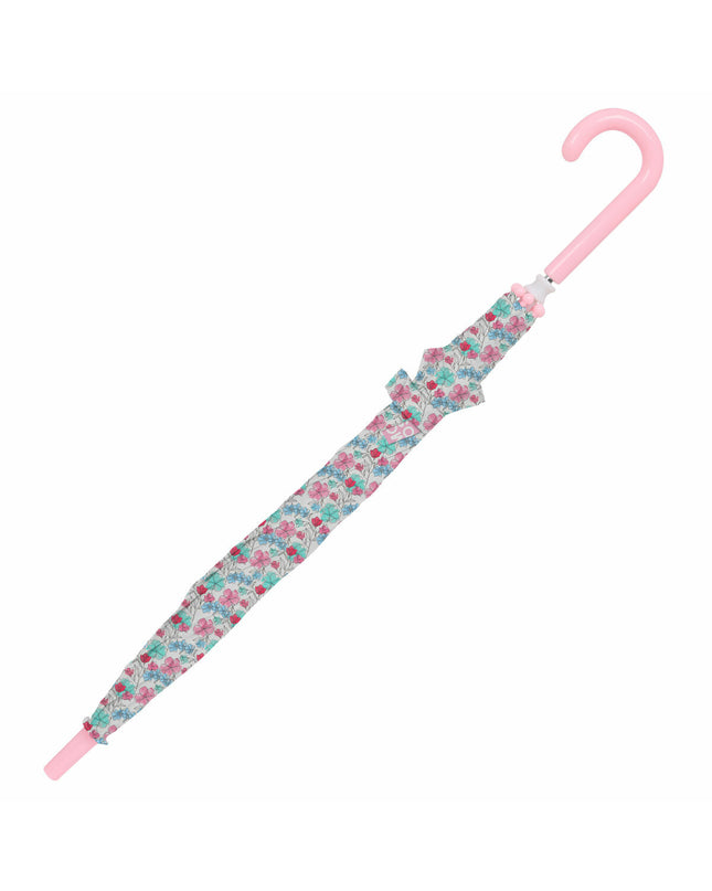 Multicolour Moos umbrella with floral pattern, 86 cm diameter, designed for bags and travel protection.