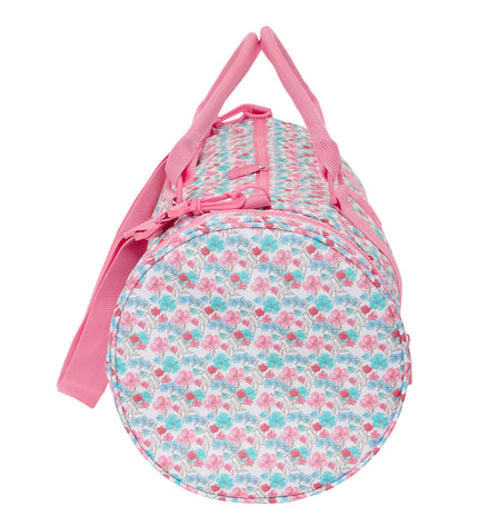 Multicolored Moos sport and outdoor bag with floral design, measuring 54x24x24 cm, featuring a spacious main compartment.