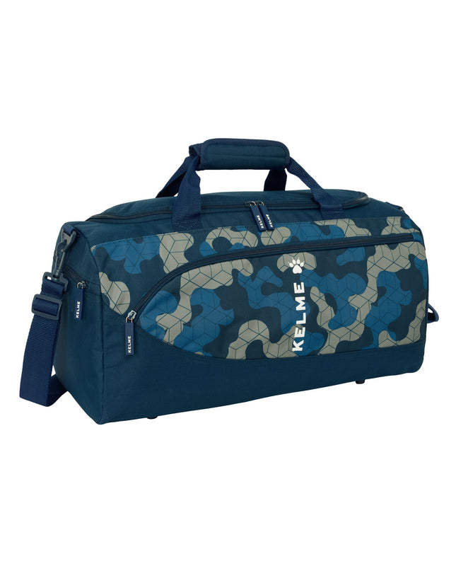 Kelme Epic marine blue sports bag, outdoor and fan gear, with sturdy handles and spacious interior for sports equipment.
