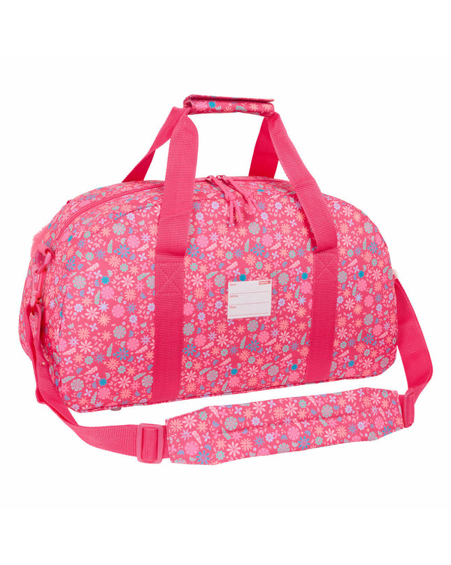 Safta Feeling multicolour sport bag with handles, measuring 50x26x20 cm, designed for outdoor and sports use.
