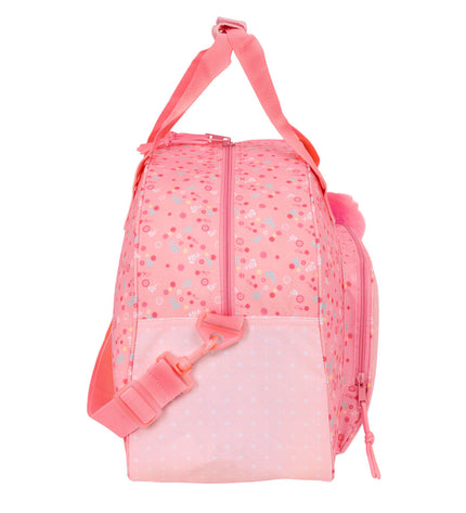 Multicolour Moos Sporttas for outdoor activities, 48x33x21 cm, featuring multiple compartments and durable fabric.