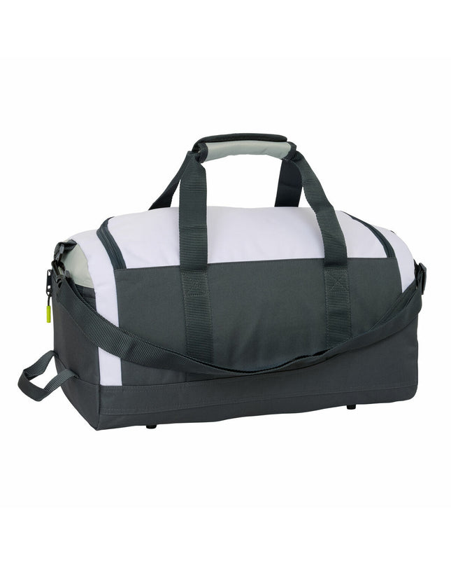 Real Madrid C.F. sports bag with 50x25x25 cm size, sports and outdoor equipment, featuring team logo and durable fabric.