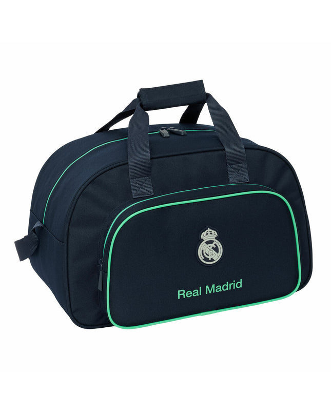 Real Madrid C.F. sports and outdoor duffel bag, 40x24x23 cm, with team logo and sturdy handles for gym or travel use.