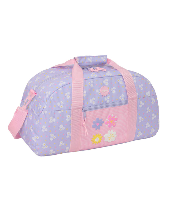 Safta Sporttas Bouquet Roze Lila with 50x26x20 cm dimensions, outdoor and sport bag, pink and purple fabric with handles