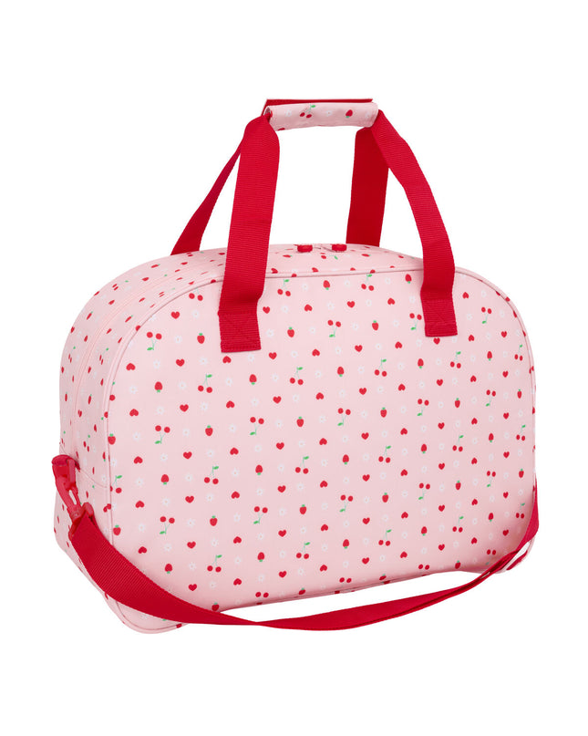 Glow Lab Sporttas Glow Lab Frutitas outdoor sports bag with colorful fruit pattern, 48x33x21 cm, designed for sports and outdoor activities.
