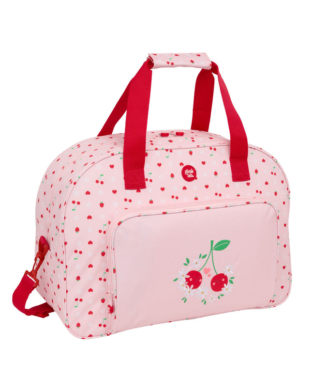Glow Lab Sporttas Glow Lab Frutitas outdoor sports bag with colorful fruit pattern, 48 x 33 x 21 cm, durable and lightweight for active use.