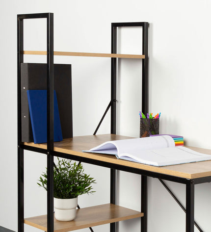 Max Home melamine plank for furniture, 120x12x64 cm, showing a steel finish surface suitable for home and kitchen use