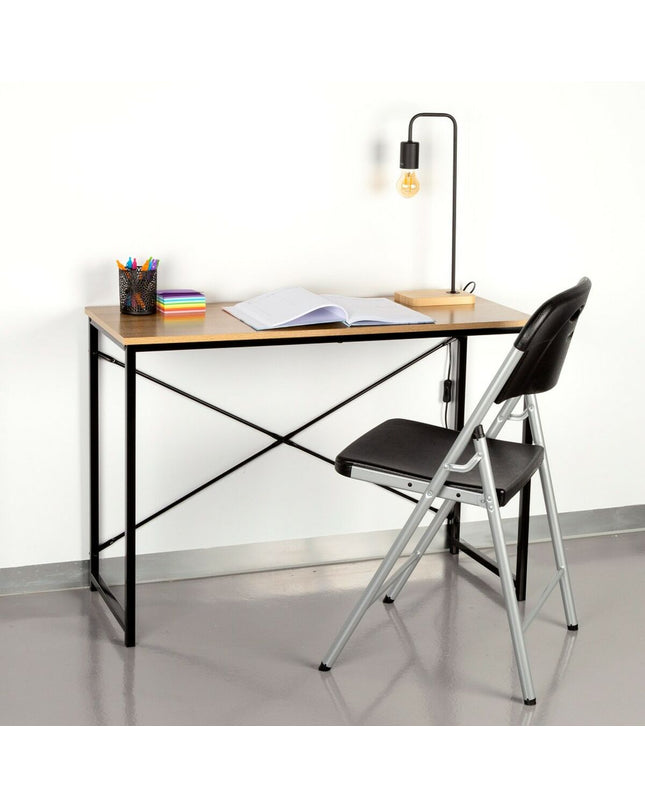 Max Home steel melamine bureau in 100x70x40 cm with a sleek finish, ideal for home office or kitchen furniture.