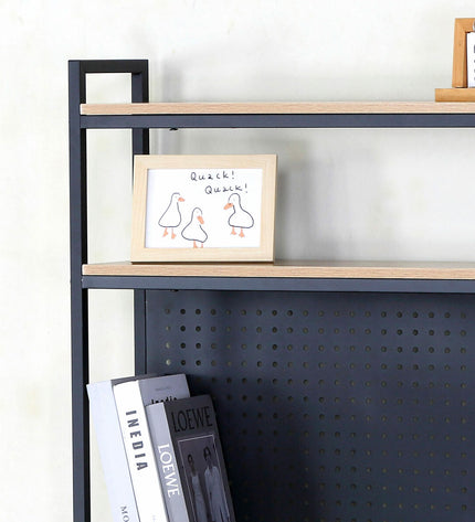 Max Home steel melamine planked bureau with spacious top, dimensions 84 x 148 x 50 cm, suitable for home and kitchen furniture.