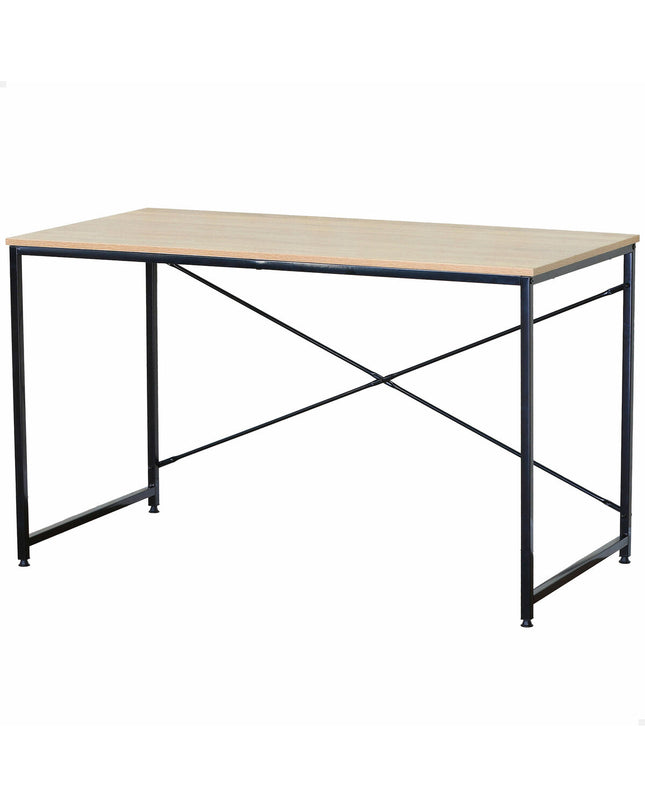 Max Home Bureau Max Home staal melamine spaanderplaat, 120x71x60 cm, sturdy home furniture with a sleek finish.