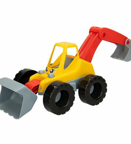 Colorbaby Graafmachine toy in yellow and black, 26 cm, crafted for playful construction fun.