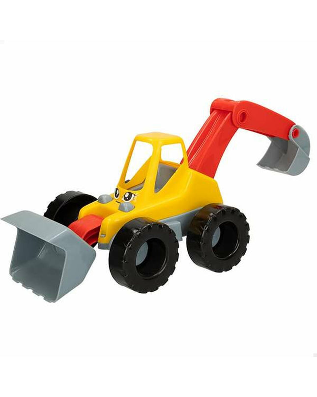 Colorbaby Graafmachine toy in yellow and black, 26 cm, crafted for playful construction fun.