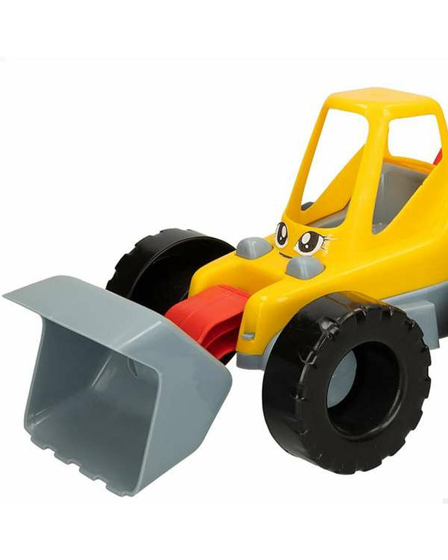 Colorbaby Graafmachine toy in bright yellow and black, 26 cm, designed for children to play with as a construction vehicle.