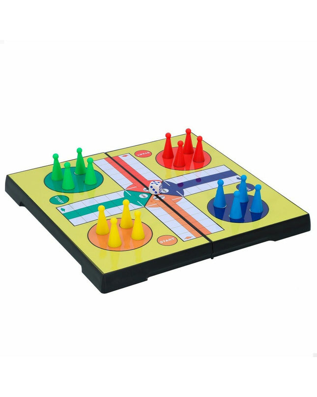Colorbaby Hockeytafel toy with colorful design, featuring paddles and a goal area, for fun indoor game play.