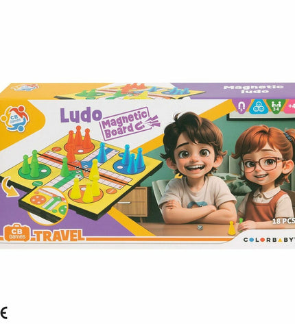 Colorbaby hockey table toy with colorful design, featuring a play surface and miniature hockey accessories for kids' fun.