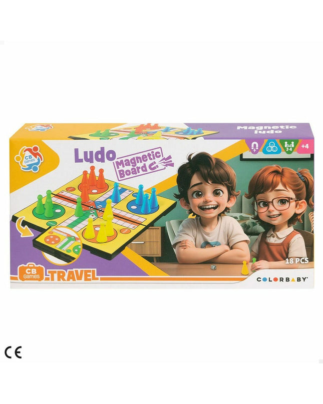 Colorbaby hockey table toy with colorful design, featuring a play surface and miniature hockey accessories for kids' fun.