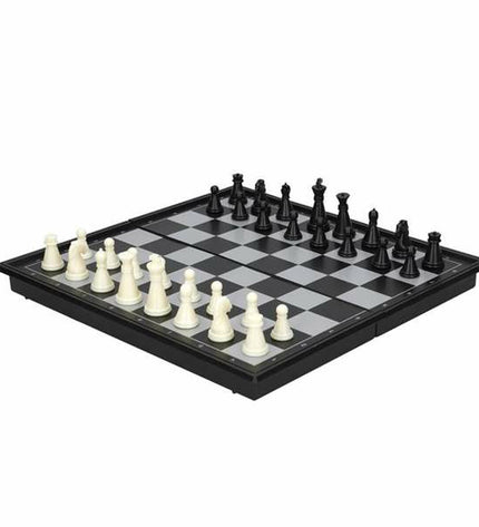 Colorbaby chess game board with 19x19 cm size, featuring black and white squares, designed for kids' toys and game accessories.