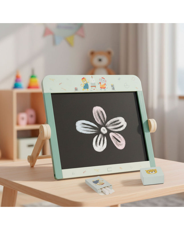 Woomax Bord 2 in 1 speelgoed en games for creative activities, featuring colorful design and versatile play options.