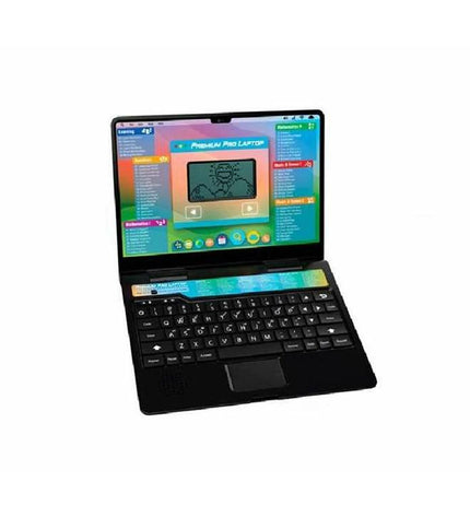 Colorbaby electronic toy computer with colorful buttons and screen, designed for children’s play and learning.