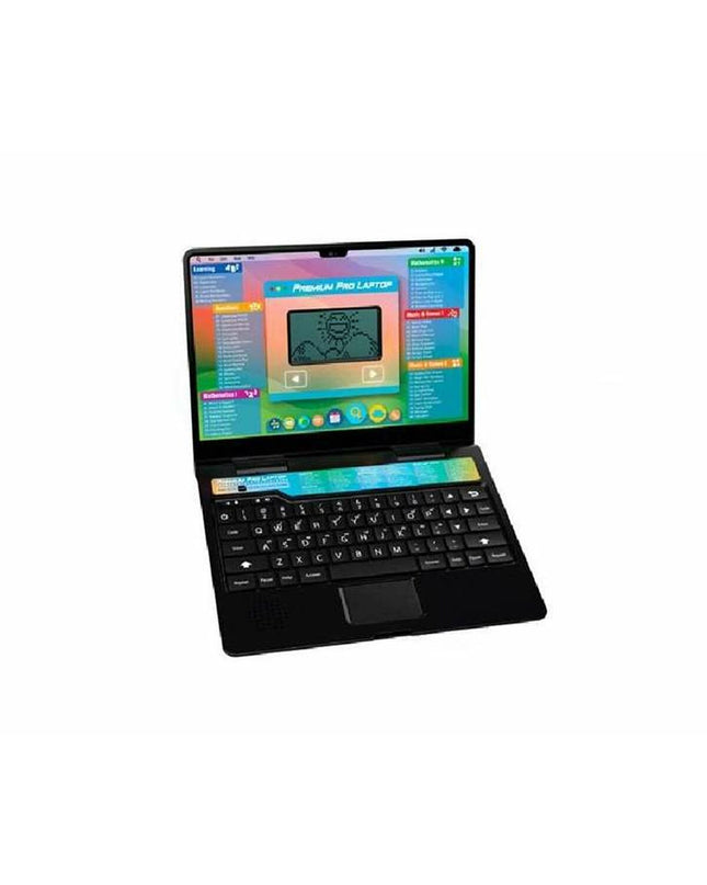 Colorbaby electronic toy computer with colorful buttons and screen, designed for children’s play and learning.