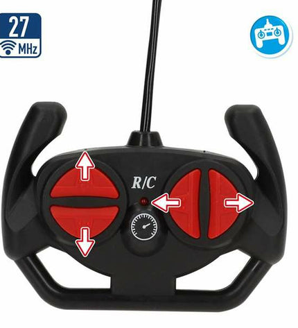 Colorbaby police car toy with remote control, 15 cm long, detailed police vehicle for children, ideal for play and role-playing.
