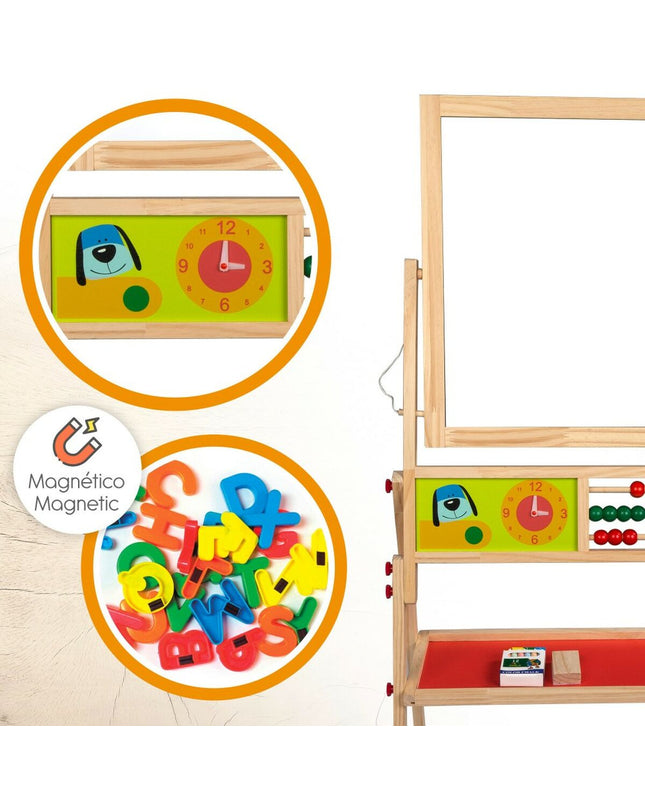Woomax Bord 2 in 1 speelgoed en creatieve activiteiten, 68x112.5x36.5 cm, suitable for kids' play and craft projects