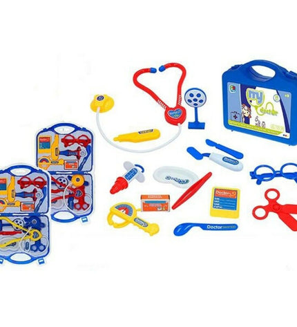 Colorbaby My Doctor toy doctor kit with accessories, including medical tools and a colorful pretend play medical bag.