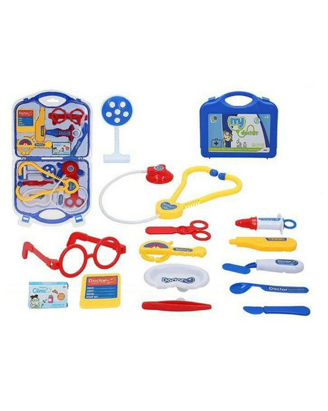Colorbaby My Doctor toy medical bag with accessories, featuring realistic pretend doctor tools and a colorful design for children.