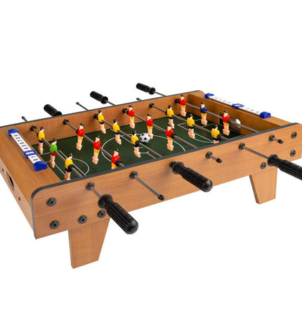 Colorbaby tafelvoetbal game in vibrant colors, measuring 60x20x30 cm, designed for kids' toys and games.