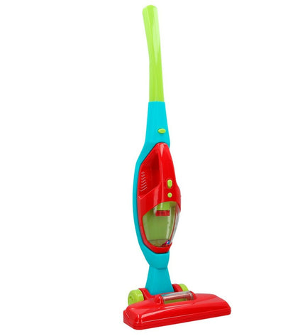 PlayGo 2-in-1 toy vacuum cleaner, realistic pretend play vacuum with handle and suction hose, for children’s imiteerspelletjes.
