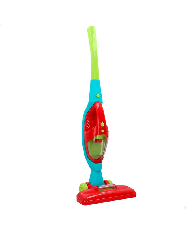 PlayGo 2-in-1 toy vacuum cleaner, realistic pretend play vacuum with handle and suction hose, for children’s imiteerspelletjes.