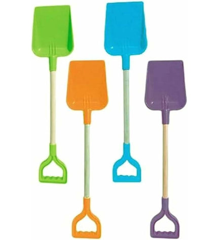 Colorbaby plastic spade, 56 cm toy for outdoor play, featuring a bright colored handle and sturdy plastic blade.