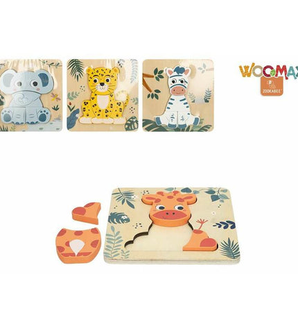 Colorbaby puzzle in 15x15 cm size, playful educational toy from the puzzles and brain teasers category, featuring colorful pieces.