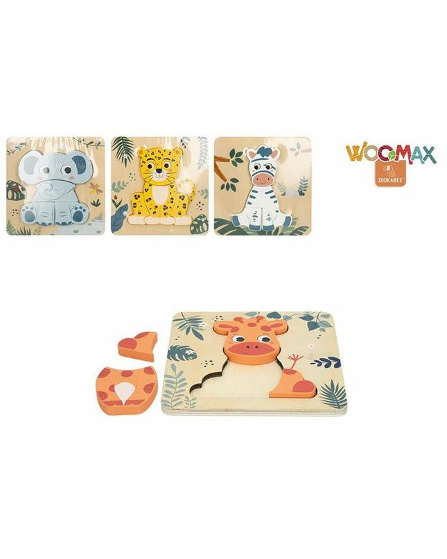 Colorbaby puzzle in 15x15 cm size, playful educational toy from the puzzles and brain teasers category, featuring colorful pieces.