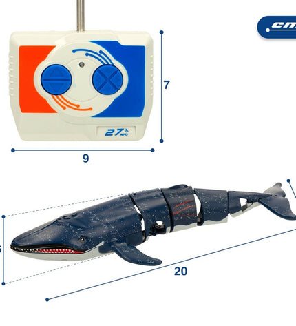 Colorbaby Racing Boat toy with radiogestuurde (radio-controlled) steering and whale design, perfect for kids' speelgoed en voertuigen.