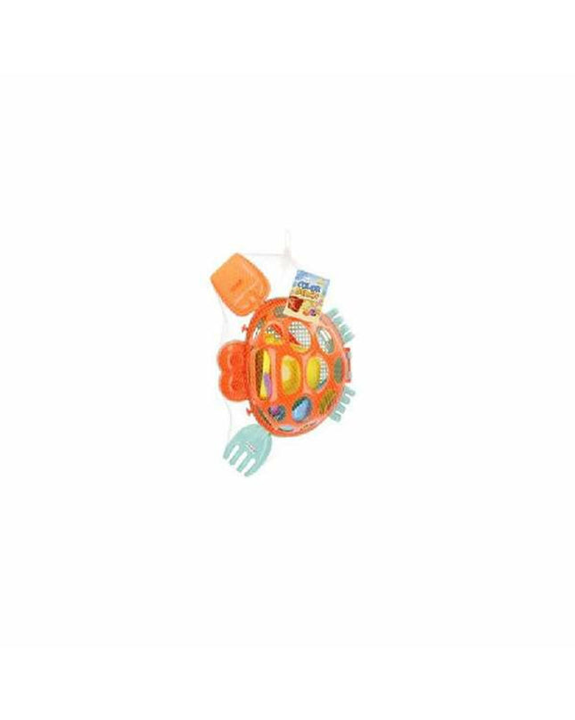 Colorbaby strandspeelgoedset with multiple colorful strings, 14 cm long, designed for play and outdoor activities.