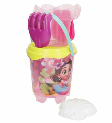 Aktive 18 cm mermaid strand maker toy for outdoor play, featuring colorful sea-themed design and compact size.