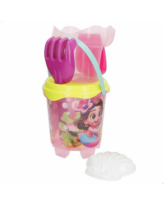 Aktive 18 cm mermaid strand maker toy for outdoor play, featuring colorful sea-themed design and compact size.